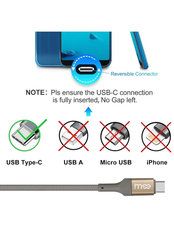 كابل شحن سريع من USB إلى Type-C بقوة 3 أمبير وطول 1.2 متر IM-DC104 | كابل بيانات مضفر من النايلون | سرعة نقل بيانات عالية تصل إلى 480 ميجابت في الثانية | موصلات من سبائك الألومنيوم | سلك شحن متين مقاوم للتشابك للهواتف الذكية والأجهزة اللوحية وأجهزة الكمبيوتر المحمولة - Image 5